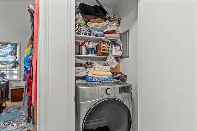 151 Hoop Pole Creek Dr Unit E & W, Atlantic Beach, NC 28512 - laundry area featuring washer / dryer