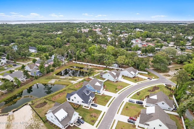 457 Raven Glen Dr, Southport, NC 28461 - aerial view of residential area featuring a large body of water