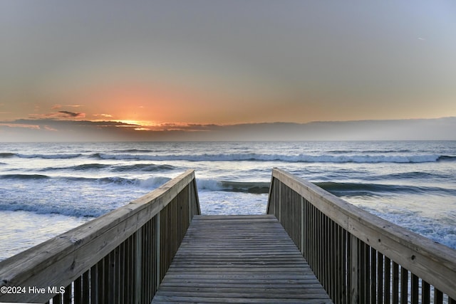 view of home's community featuring a water view