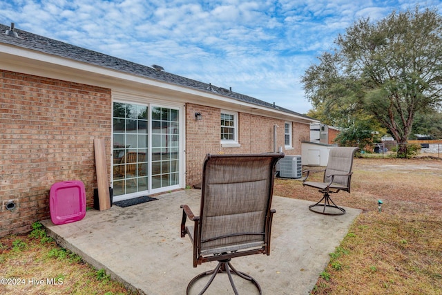 view of patio / terrace with cooling unit