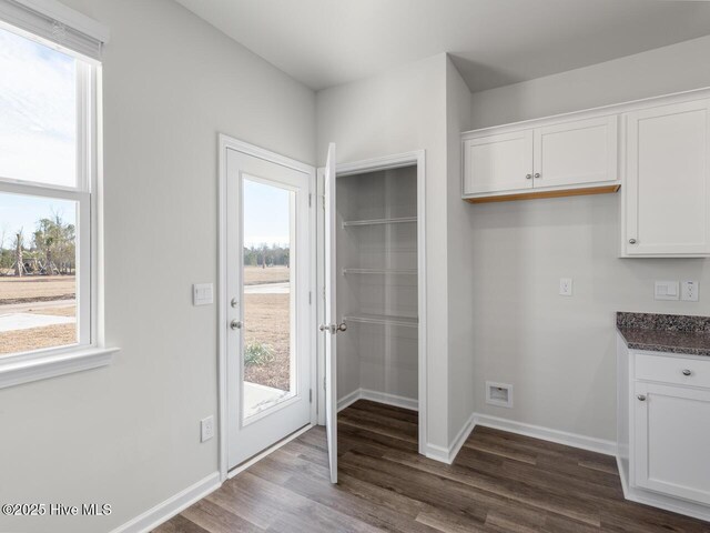 194 N Atlantic Ave Lot 128, Wilmington, NC 28411 - interior space featuring dark wood-type flooring and baseboards