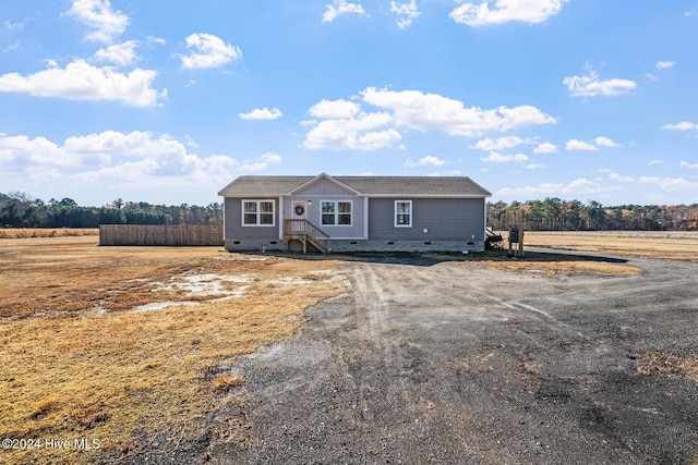 view of front of home