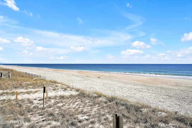 water view with a beach view