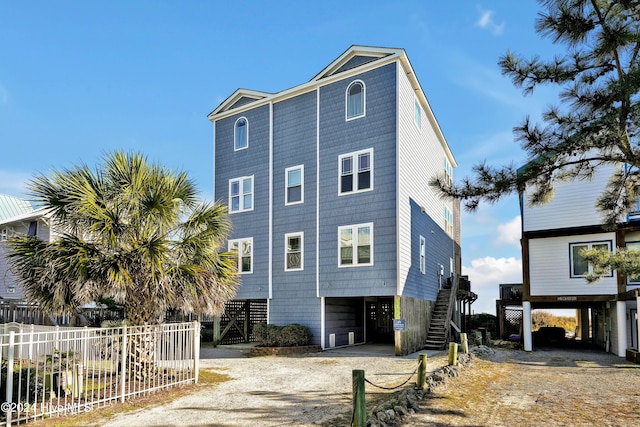 exterior space featuring a carport