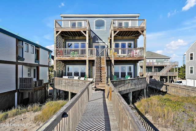 view of rear view of property