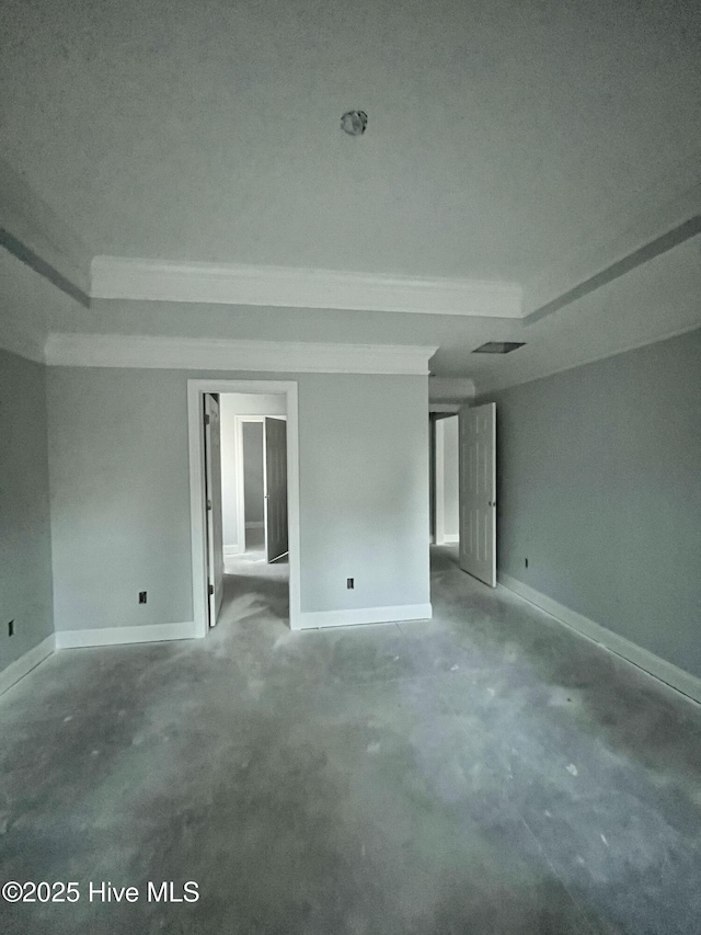 empty room featuring concrete floors