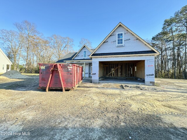 view of property in mid-construction