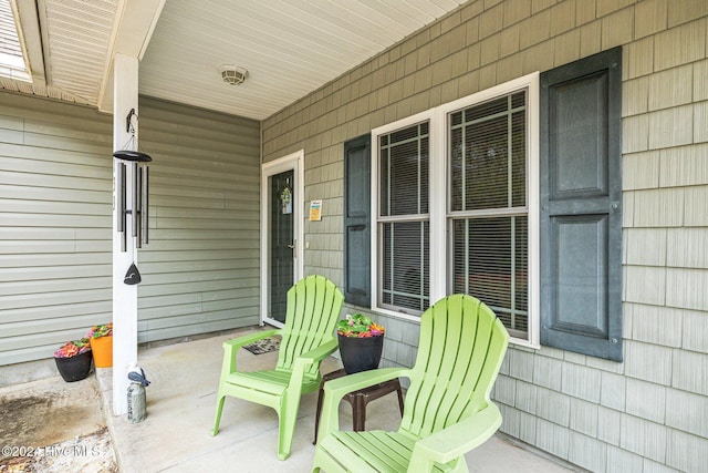 view of patio / terrace featuring a porch