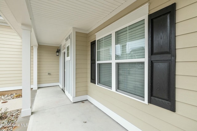 view of patio / terrace featuring a porch