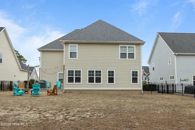 view of back of property