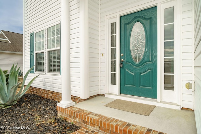 view of property entrance