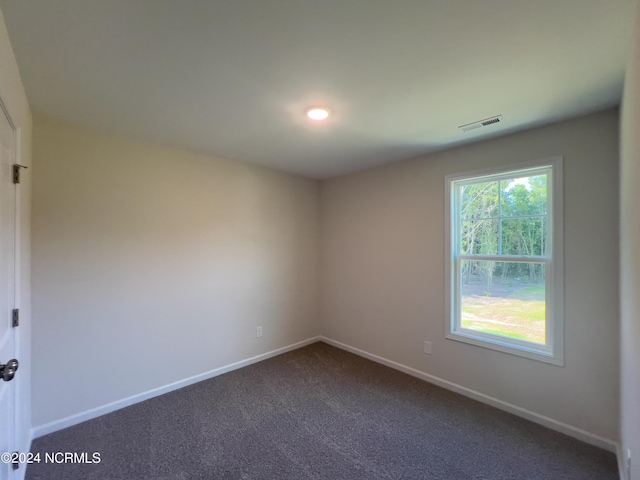 spare room featuring carpet flooring