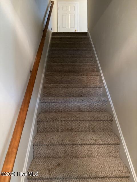 view of stairs