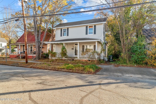 view of front of house featuring a porch