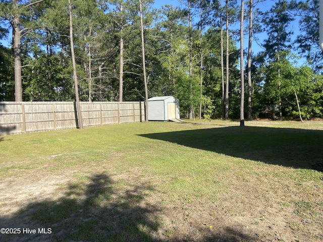 49 Patrick Henry Cir NW, Supply, NC 28462 - view of yard with a storage shed and an outdoor structure