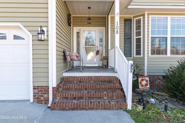 view of entrance to property