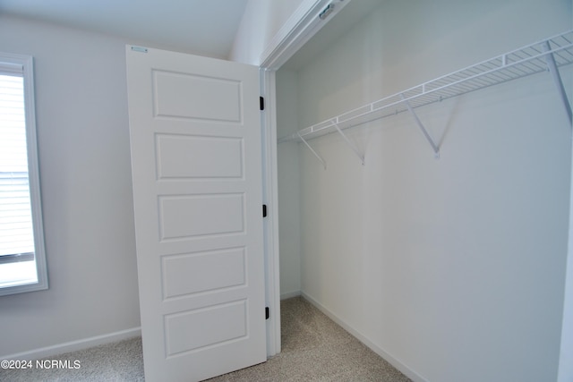 view of closet