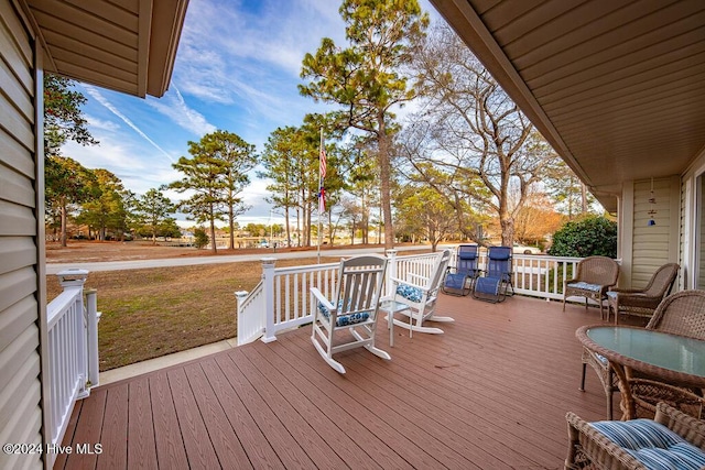 view of deck