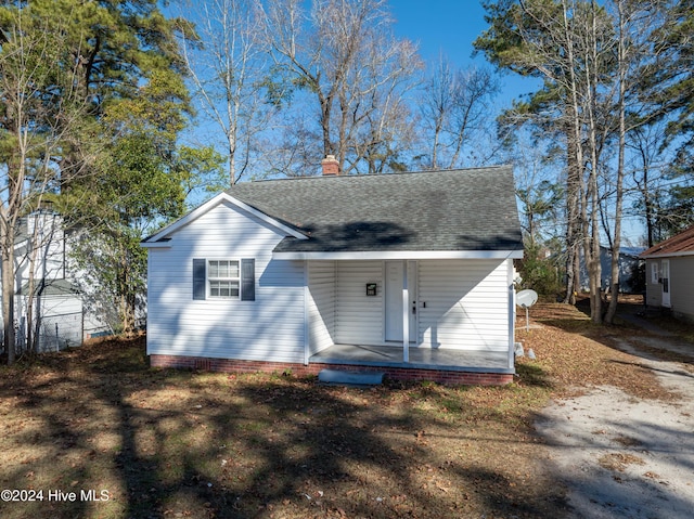 view of front of home