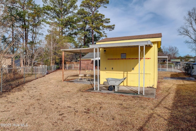 view of outbuilding