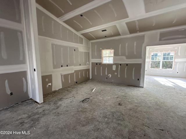 view of unfurnished living room