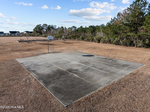 view of sport court