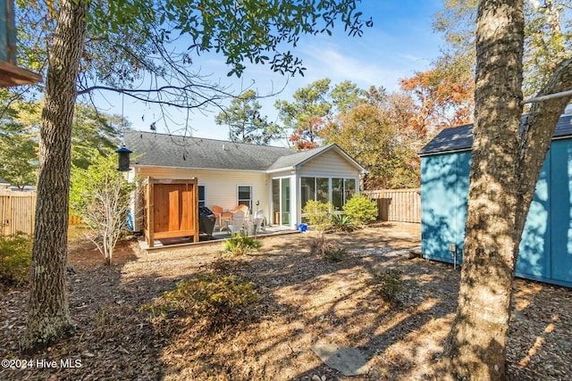 view of rear view of house