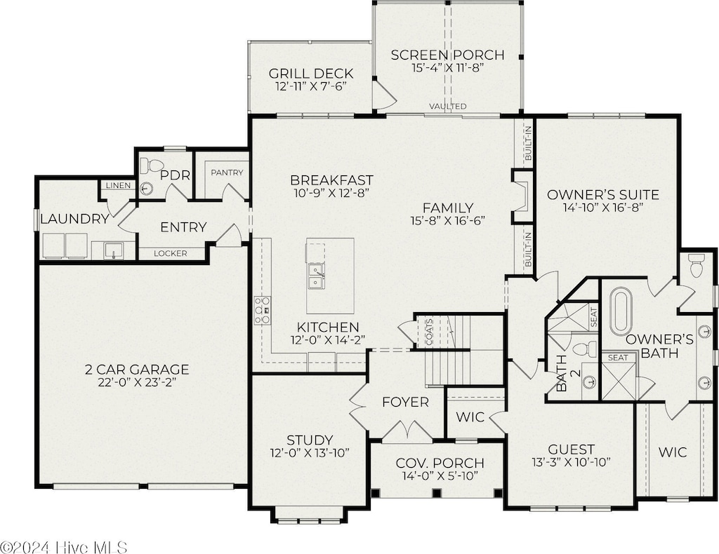 265 Hollycrest Dr, Pinehurst, NC 28374 - view of home floor plan