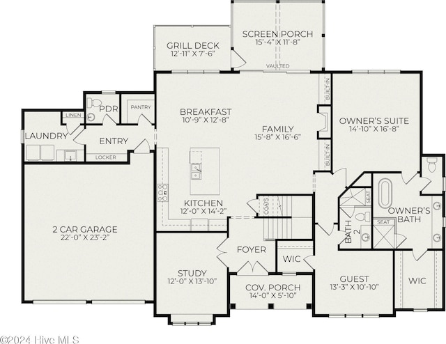 265 Hollycrest Dr, Pinehurst, NC 28374 - view of home floor plan