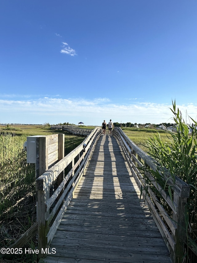 view of dock