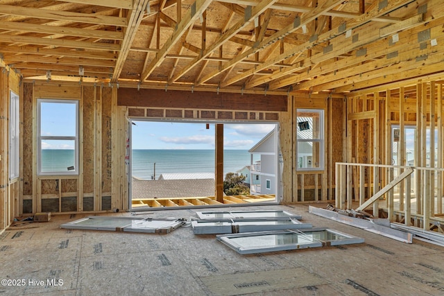 1707 Emerald Dr, Emerald Isle, NC 28594 - miscellaneous room with a water view