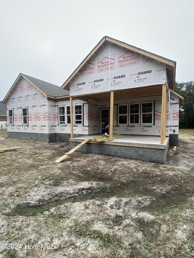 view of property in mid-construction