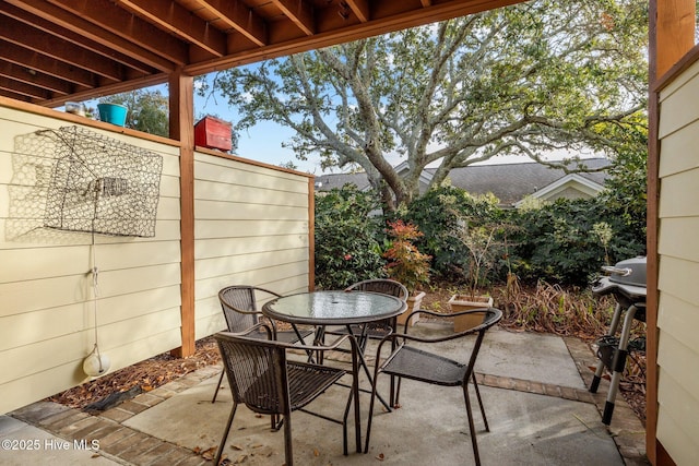 view of patio