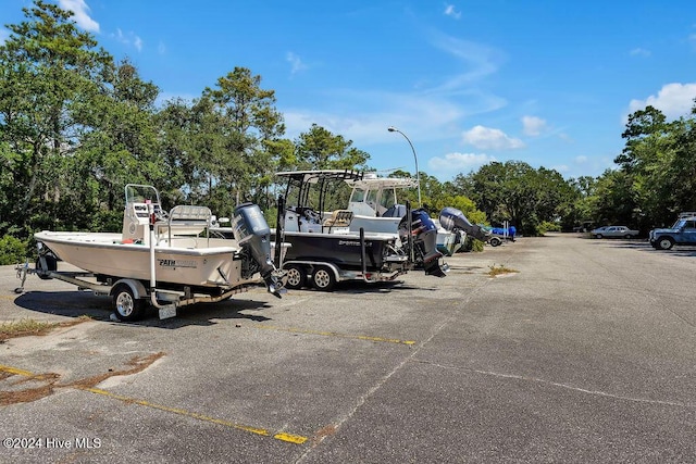 view of parking / parking lot