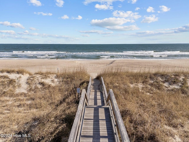 water view with a beach view