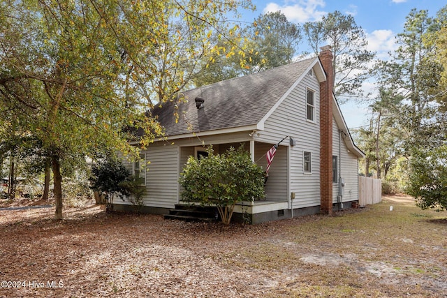 view of property exterior