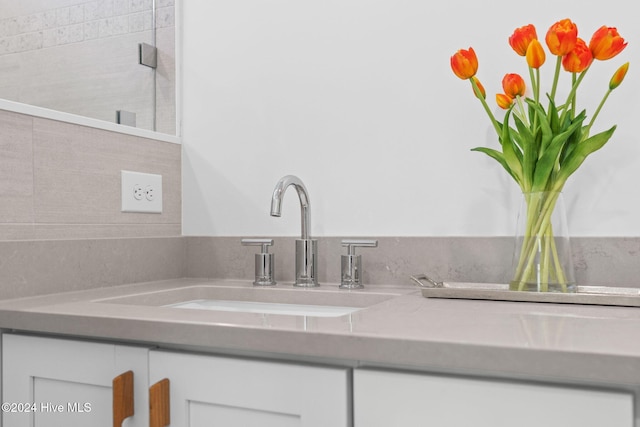 interior details with sink