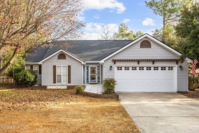 ranch-style house with a garage