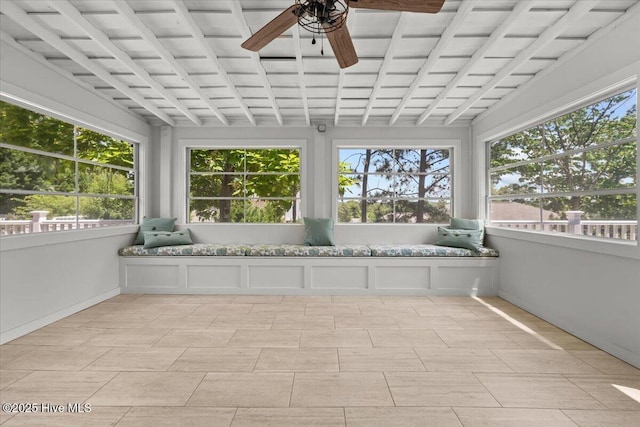 4 Emerald Ln, Pinehurst, NC 28374 - unfurnished sunroom with healthy amount of natural light and ceiling fan