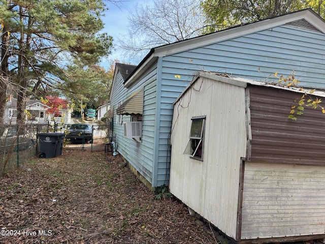 view of outdoor structure