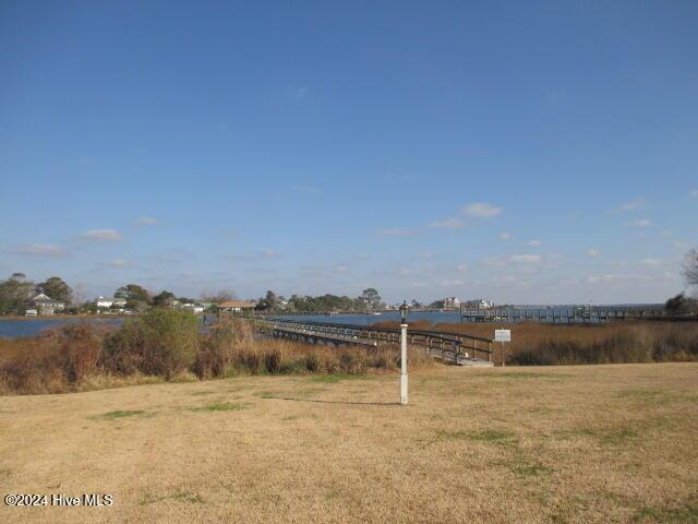 view of yard with a rural view