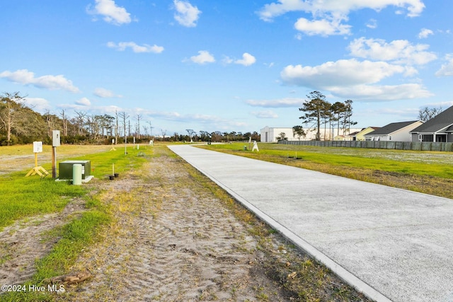 view of road