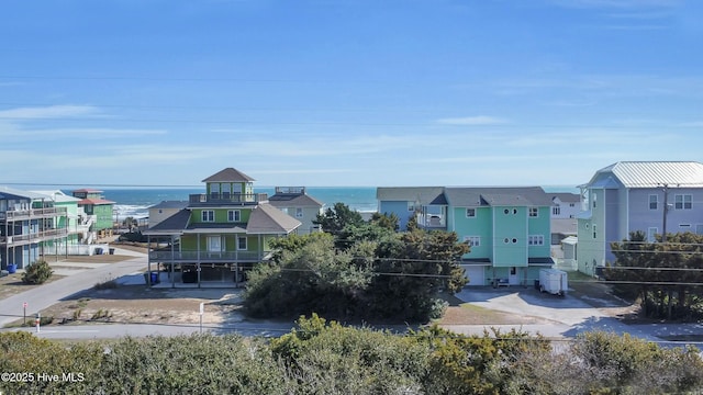 view of water feature featuring a residential view