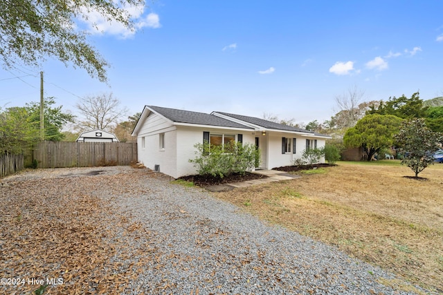 view of ranch-style house