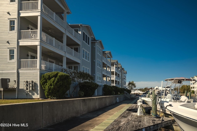 exterior space featuring central AC unit