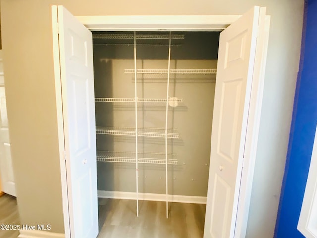 view of closet