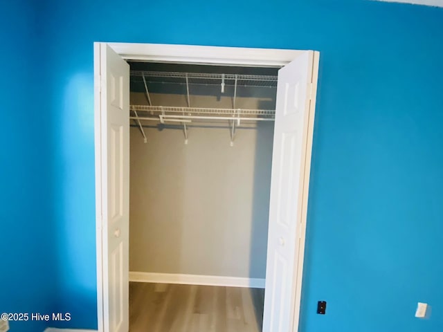 view of closet