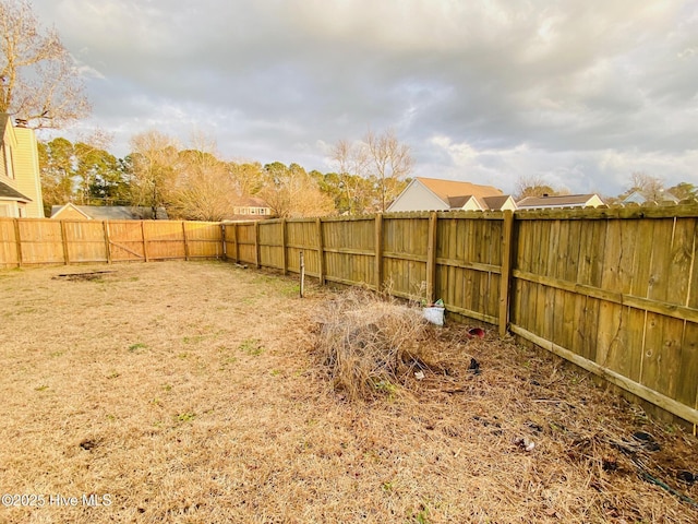 view of yard