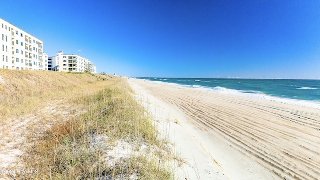 water view featuring a view of the beach