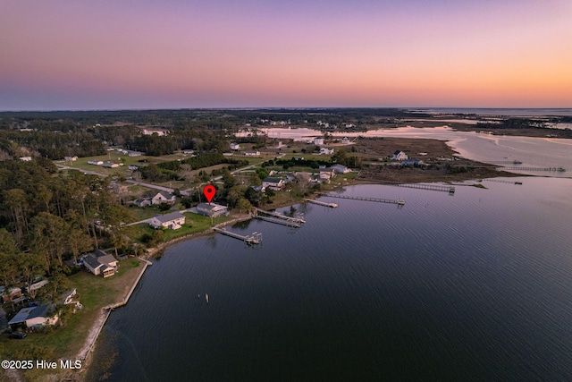 116 Marsh Breeze Dr, Beaufort, NC 28516 - aerial view of property and surrounding area featuring a nearby body of water